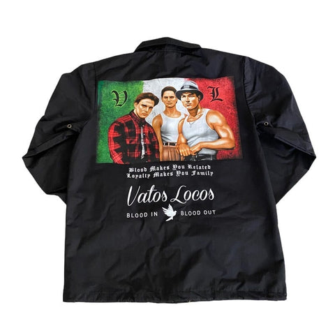 Vatos Locos Water Resistant Coaches Jacket