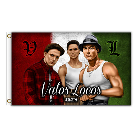 VATOS LOCOS TRI-COLOR BANNER