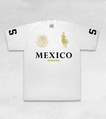 "NARCO POLO" MEN'S WHITE TEE