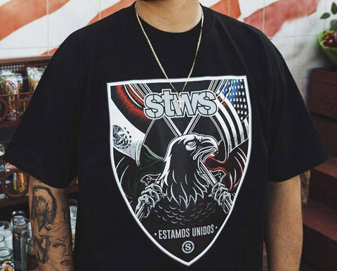 "UNIDOS" MEN'S BLACK TEE