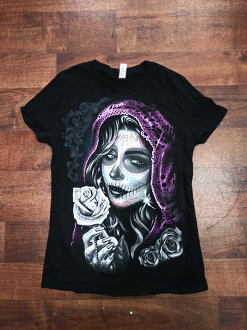 "PURPLE CATRINA" Women's Tee