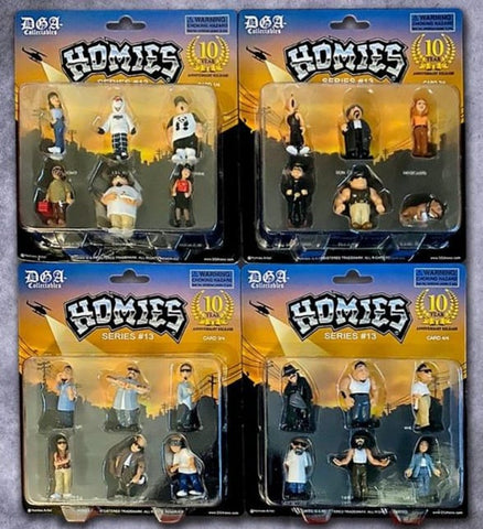 HOMIES SERIES 13- BLISTER CARDS SET OF 24 FIGURES