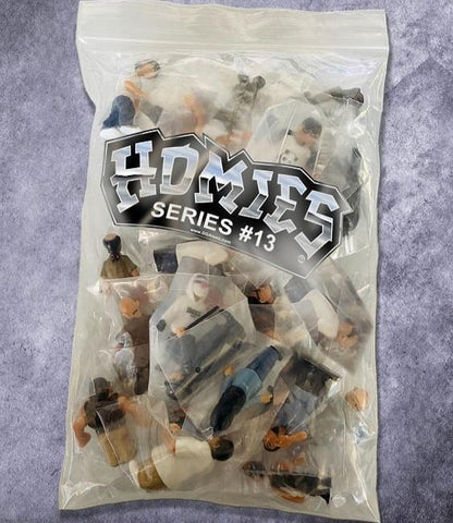 HOMIES SERIES 13- ZIPLOC BAG OF 1 COMPLETE SET OF 24 FIGURES