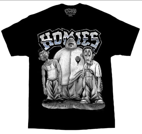 HOMIES HARDWEAR - CHANGO TRIO - Men's MAX HEAVYWEIGHT Tee