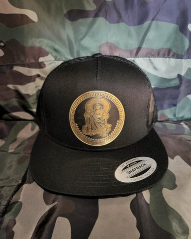 "SAN JUDAS" ORO BLACK SNAPBACK HAT