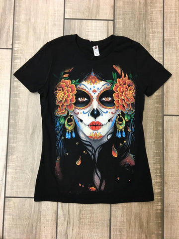 "Catrina Skull" Women's Tee