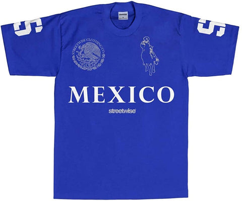 "NARCO POLO" MEN'S ROYAL BLUE TEE