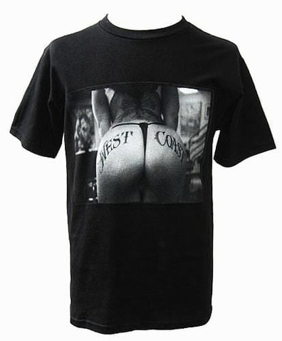 "WEST COAST" BLACK MEN'S TEE